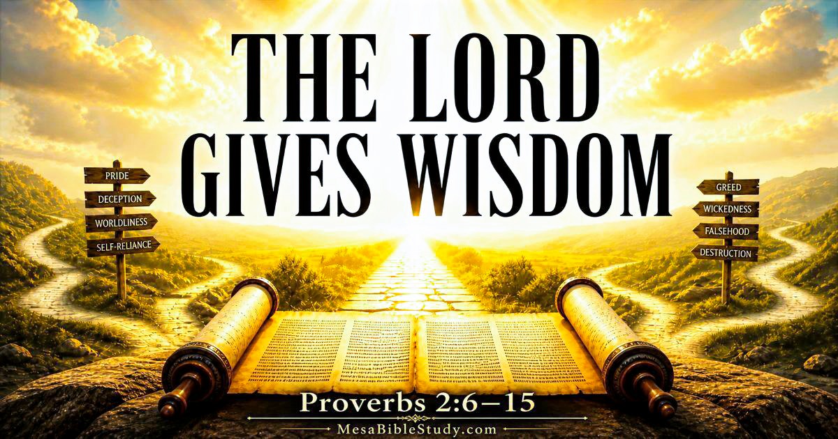 Proverbs 2:6–15 Meaning — Wisdom Comes from the Lord