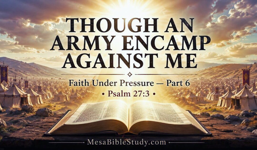 Devotional: Though an Army Encamps Against Me – Part 6