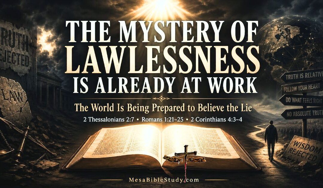 The Mystery of Lawlessness Is Already at Work – Part 5