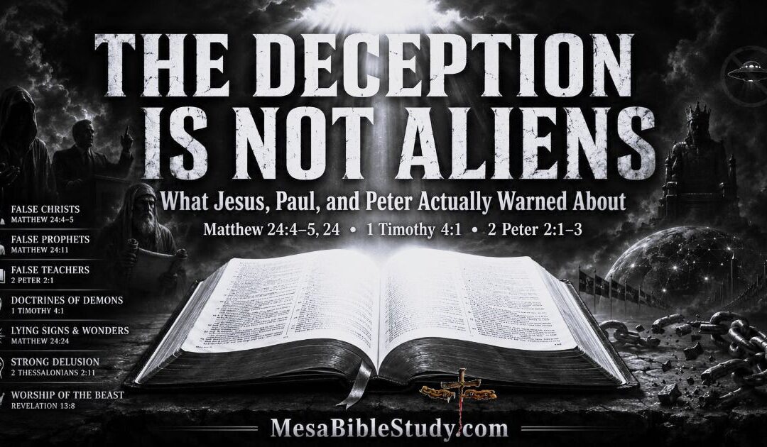The Deception Is Not Aliens: What Jesus, Paul, and Peter Actually Warned About – Part 3