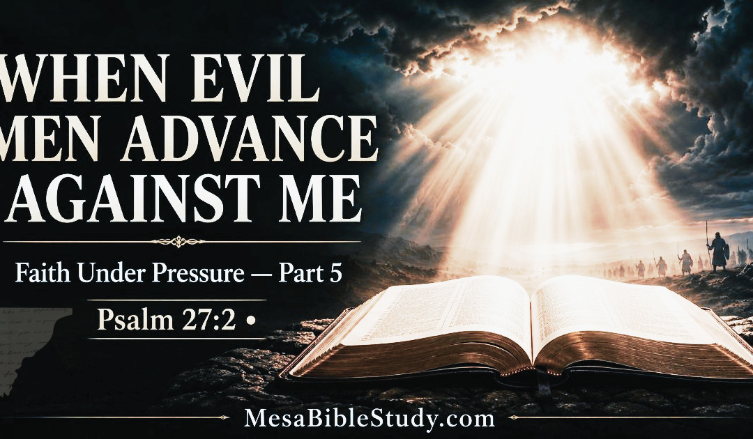 Devotional: When Evil Men Advance Against Me