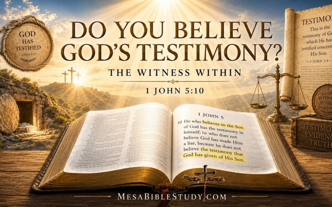 Unbelief Does More Than Reject Jesus—it Calls God a Liar