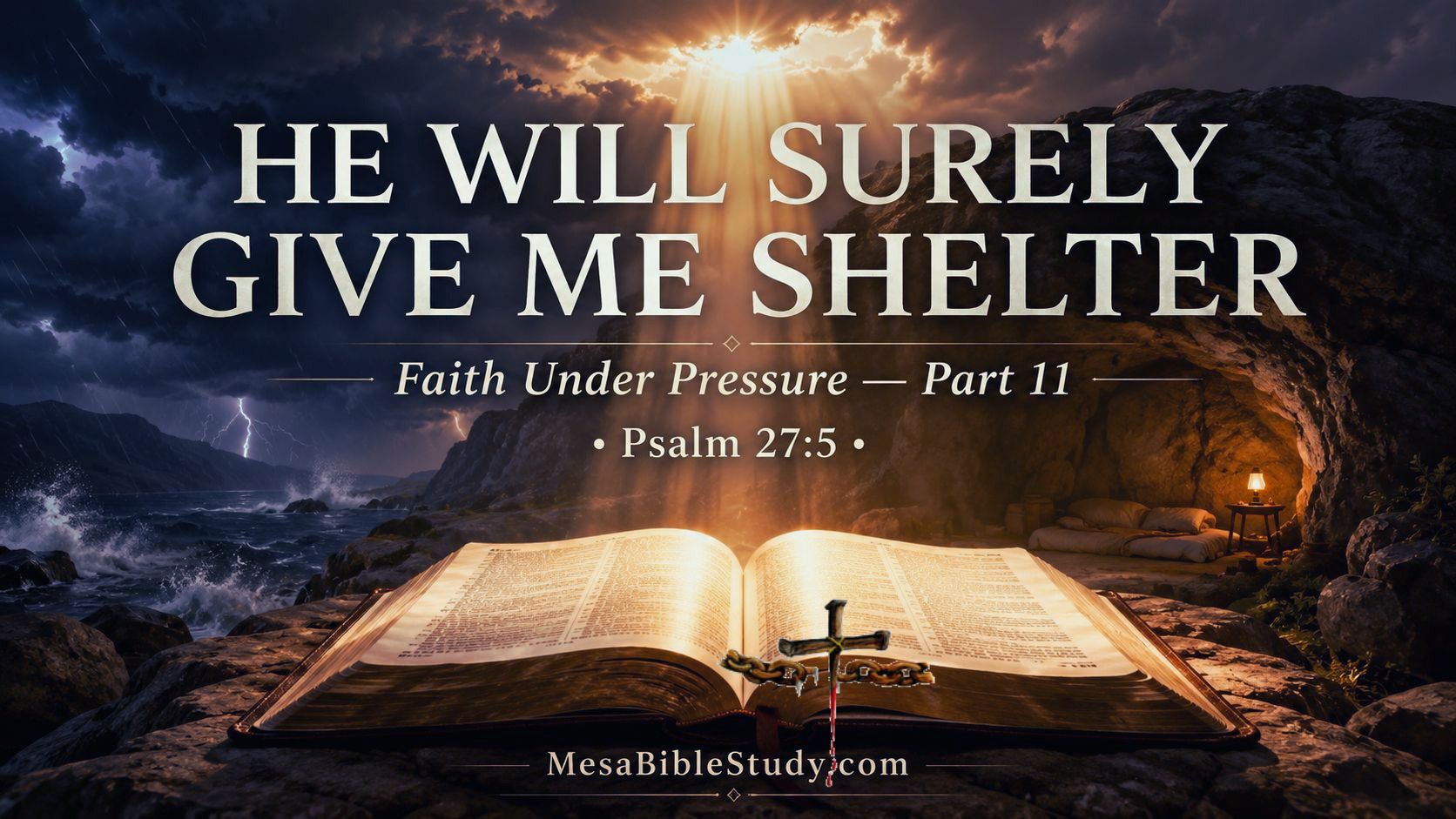 Open Bible under heavenly light surrounded by dark deceptive signs, showing that Scripture warns of lying signs and wonders, not aliens.