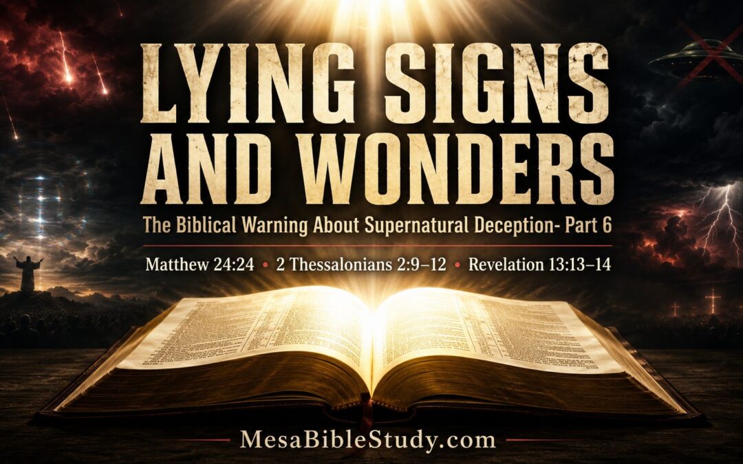 Lying Signs and Wonders: The Deception is Not Aliens- Part 6