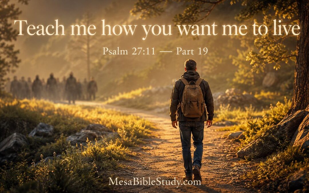 Teach Me How You Want Me to Live: Faith Under Pressure — Part 19