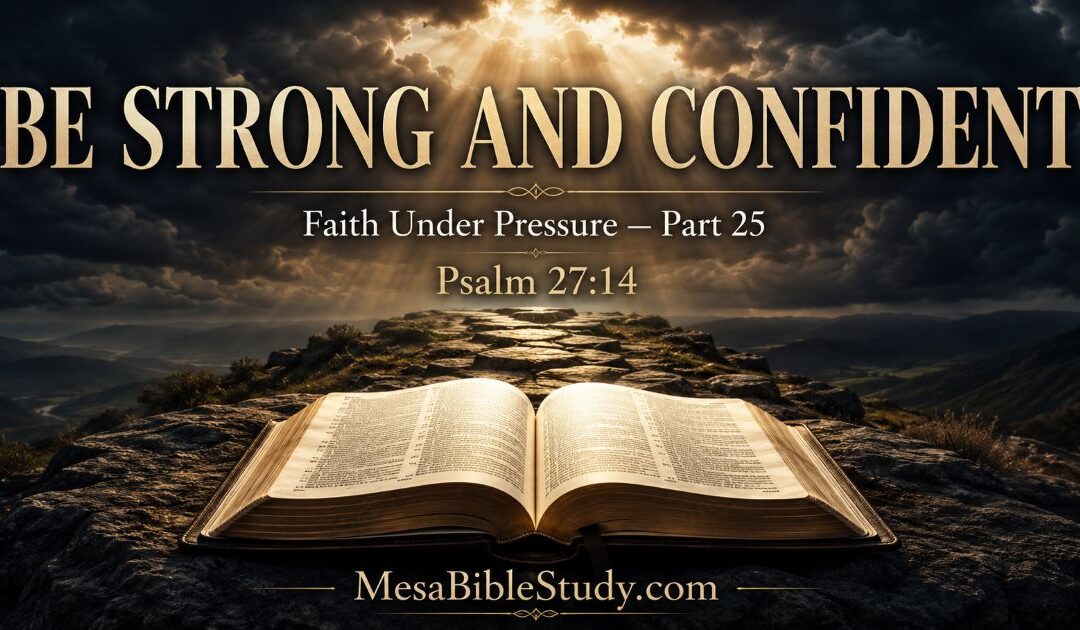 Devotional: The LORD Supplies Strength to Those Who Rely on Him — Part 25