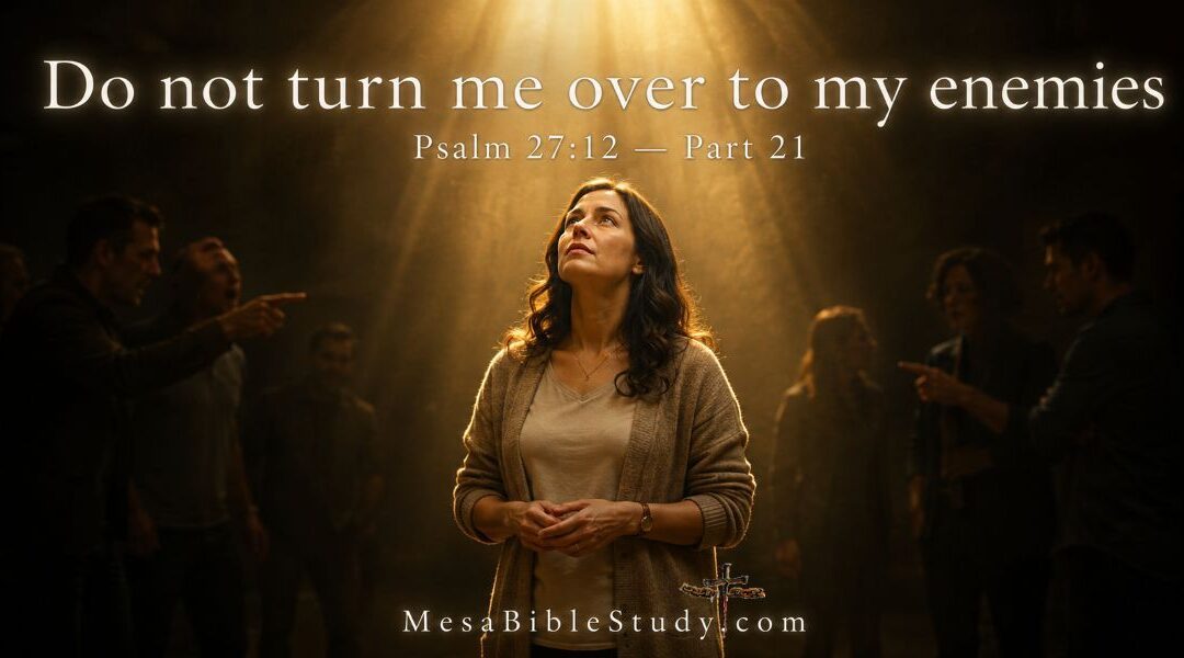 Devotional: Do Not Turn Me Over to My Enemies