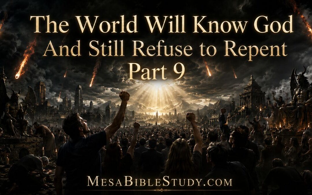 The World Will Know God — And Still Refuse to Repent